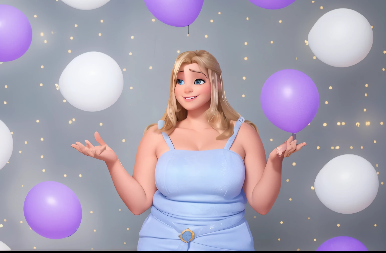 Uma mulher branca estilo Disney pixar, alta qualidade, melhor qualidade