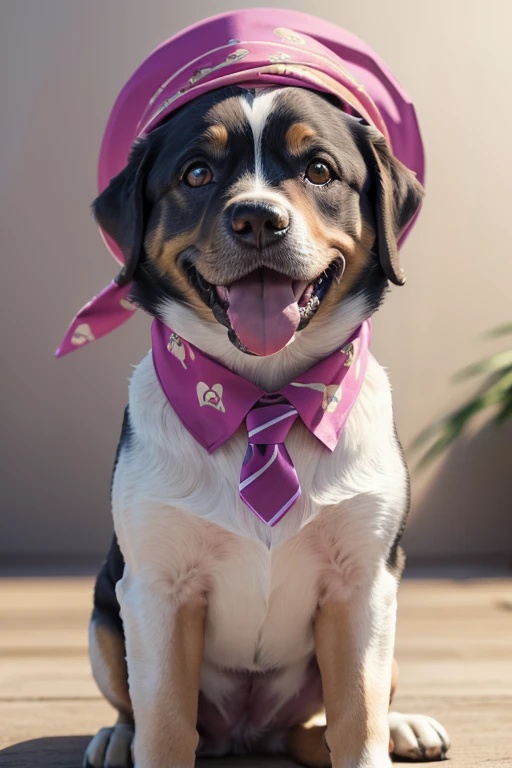 Left side low angle photography, Varied angles, dynamic photography, (((Dog breeds from around the world, Various types of Dog breeds Cute pets posing for a photo wearing cute clothes, luxurious hat, ties, bandanas, vestido, Cores fofas, cores de roupas infantis))), (((expression of much happiness, open mouth Huge tongue out))), (obra de arte) (perfect proportion)(foto realista)(melhor qualidade) (detalhado) (8k) (HDR) (papel de parede) (cinematic lighting) (sharp focus) POV do topo, (8k, melhor qualidade, obra de arte:1.02), (realista, Photo-realista:1.07), super detalhado, Luz suave, Bonitinho,