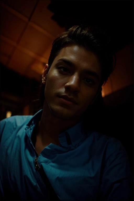 Change background cyberpunk handsome boy, realistic face, 8k ultra realistic