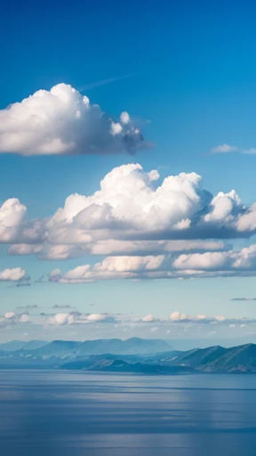 Cloudless blue sky