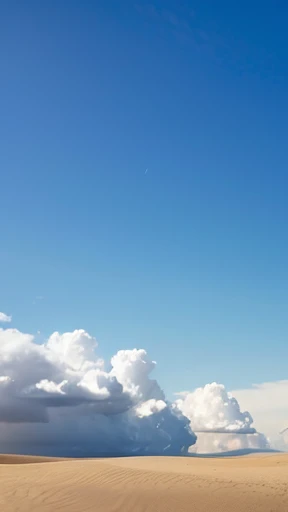 Cloudless blue sky