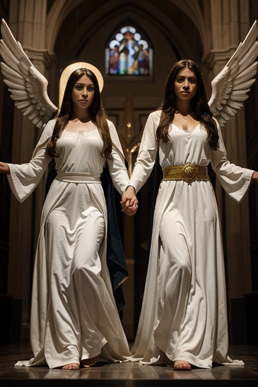 Jesus virgin mary and archangel gabriel epic image