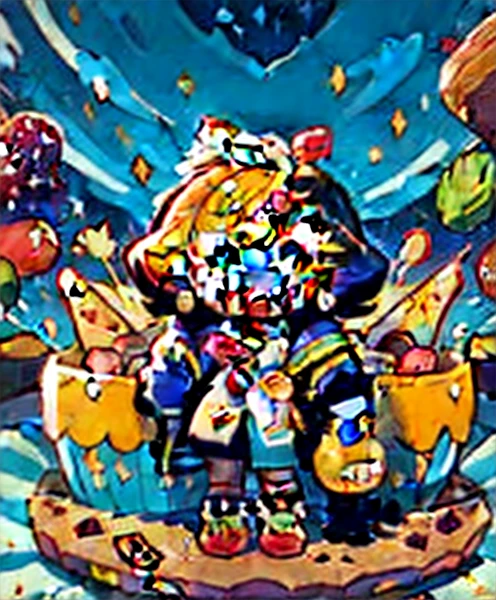 Kiwi Cookie Got Angry And Mad Destroy Birthday Cake on Explosion, Kiwi Cookie Hair, Kiwi Cookie Uniform, Party Room