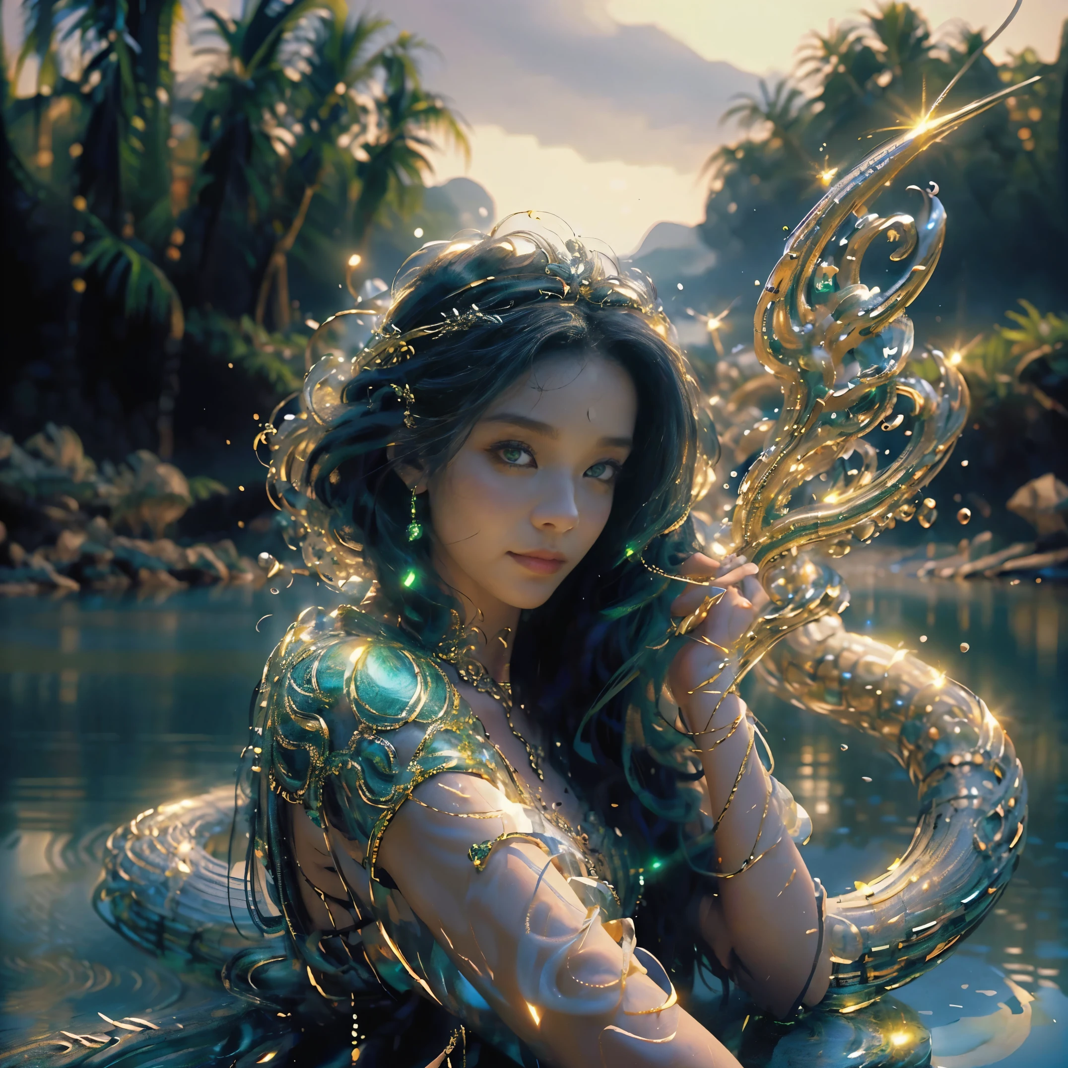 vonnyfelicia, (((8k RAW photo, hyper realistic, masterpiece, best quality, crisp detail, high definition, high detail, very rich detail, sharp focus, sharp detail, colorful, rich color, cinematic, perfect studio lightning, full body photograph, mystic atmosphere, shot from front))), (((fully naked) young colorful sea goddess, (fully nude), smooth body, ideal body, naughty smile)), temptating pose, temptating viewer, (spreading legs), big breast, (in the middle of the sea, BSP), (showing (pussy, vagina, genital, nipples))), ((liquid water hair)), creating big tidal wave, ((wide water dragon wings, tail)), ((very long sharp claws)), (hundreds of ( skull, bone) on land), ((naked female mermaids behind)),sinking ships, water element
