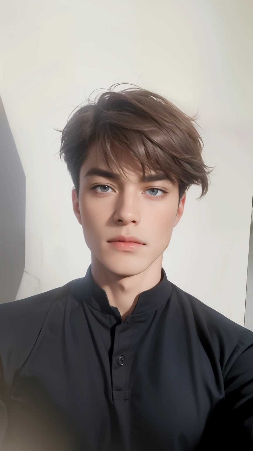 No scars on face, clear face, handsome face and jawline