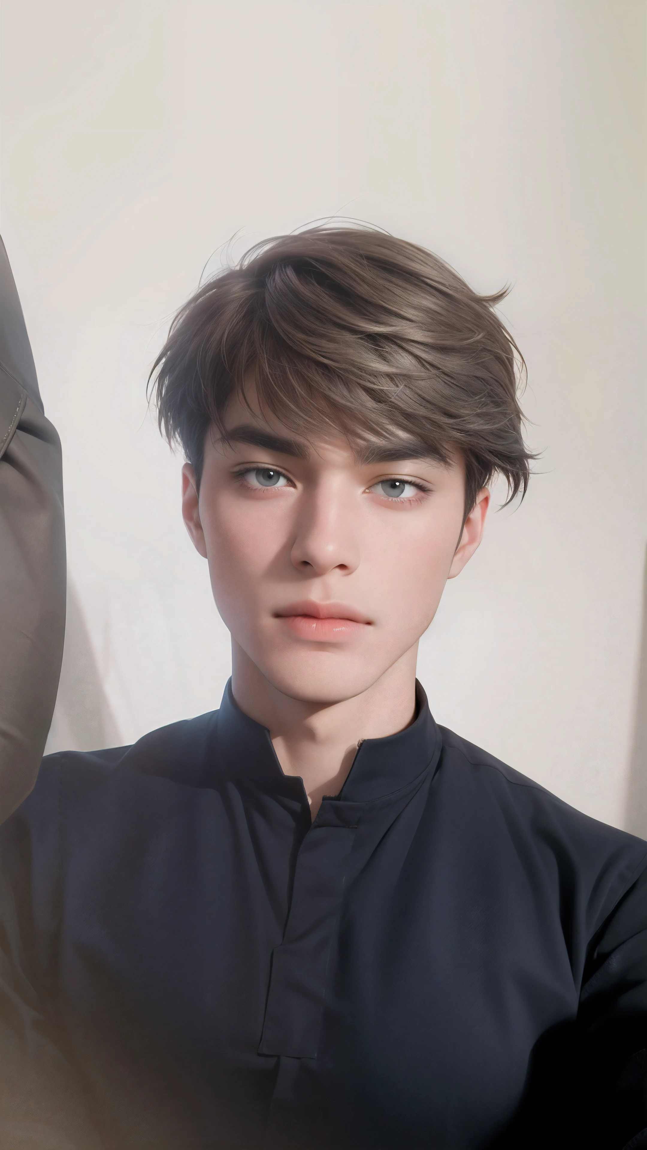 No scars on face, clear face, handsome face and jawline