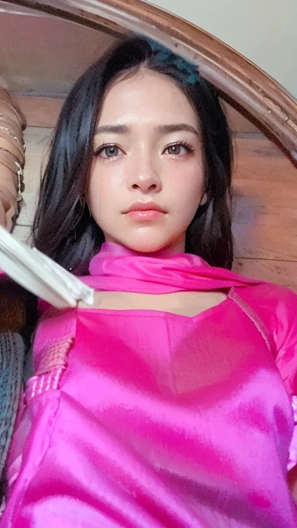 top quality, masterpiece, (original photo, professional photography, photorealistic, realistic:1.3), extremely detailed CG 16K unity wallpaper, (best aesthetic, natural light:1.1), ultra high res, (correct anatomy:1.5), ((highly detailed skin texture:1.1)), ((from front view:1.3)), pov, 1 girl, Japanese woman, solo, looking at viewer, cowboy shot, (medical staff:1.4), (nurse:1.3), (24 years old:1.1), (looks younger than real age:1.3), brown hair, (SINGLE hair bun:1.5), fairly detailed skin, dark eyes, ((narrow eyes:1.4)), finely detailed nose, beautiful lips, (embarrassed:1.3), ((white scrub, short sleeves:1.5)), ((petit, slender:1.4)), ((beautiful breast:1.2)), (((arms behind back, restrained, shibari, rope bondage:1.5))), (((sitting on the floor:1.4))), (((indoor, midnight, dark room, empty operation room:1.2))), undress and showing breast, change background,