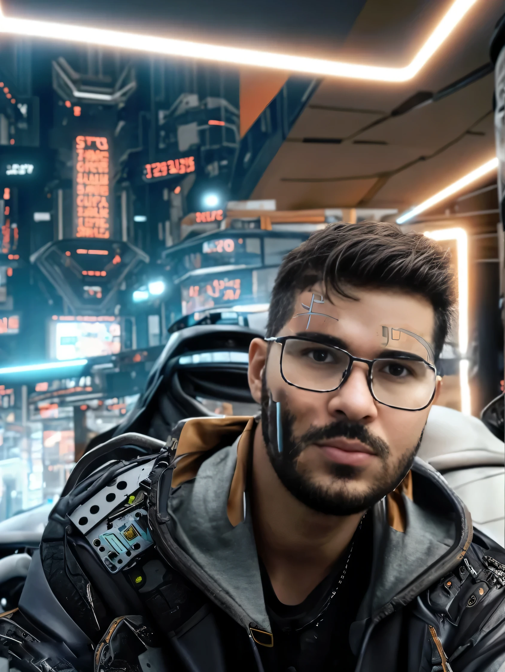 implante de pele estilo personagens do game cyberpunk 2077