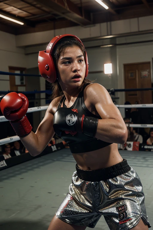 (original) , (very detailed wallpaper) , (best quality) , (masterpiece) , photographic reality, realistic, very detailed illustrations, (2 boys, 18 years old), Indonesians, (serious faces) , perfect detail, (best lighting) , (super complex details),
(Boxing guys) , amateur boxer, (boxing helmets on: 1.5), (aggressive punching to each other) , sweat, heavy breathing, (oppressive attack) , (boxing ring) , athletic shorts, protective boxing helmets on, perfect detail, boxing gloves on, perfect limbs, impact, (shiny skin) , abs, muscles, waistline,boxing shorts, no shirts, boxing fight, (super detailed CG: 1.2) , (8K: 1.2) , realistic, octane rendering