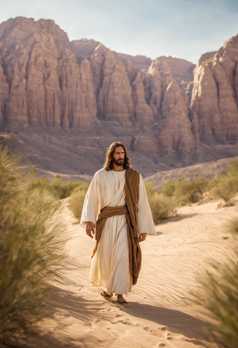 Jesus Christ in the desert