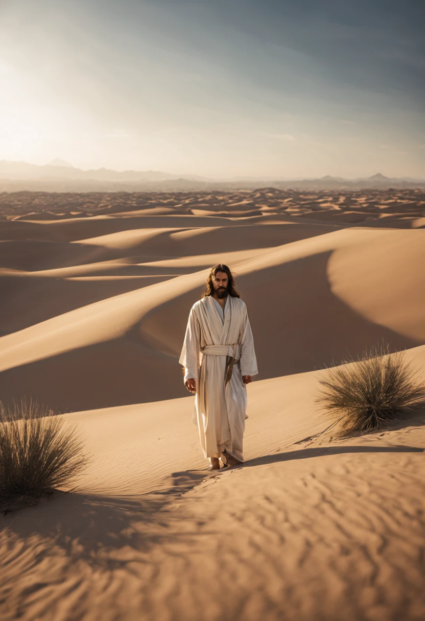 Jesus Christ in the desert
