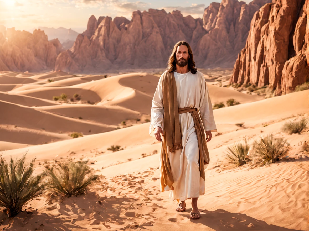 Jesus Christ in the desert