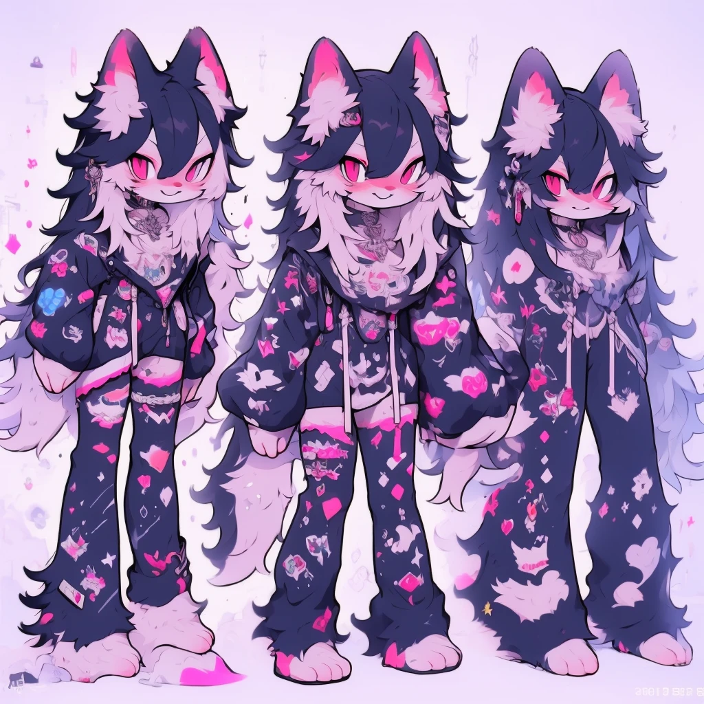 siberian husky fursona , [ character design ], character adoptable, fullbody commission for, full body character design, interesting character design, very stylized character design, full body adoptable, full character design, high quality character design, detailed character design, stylized character design, detailed full body concept, character design art, great character design