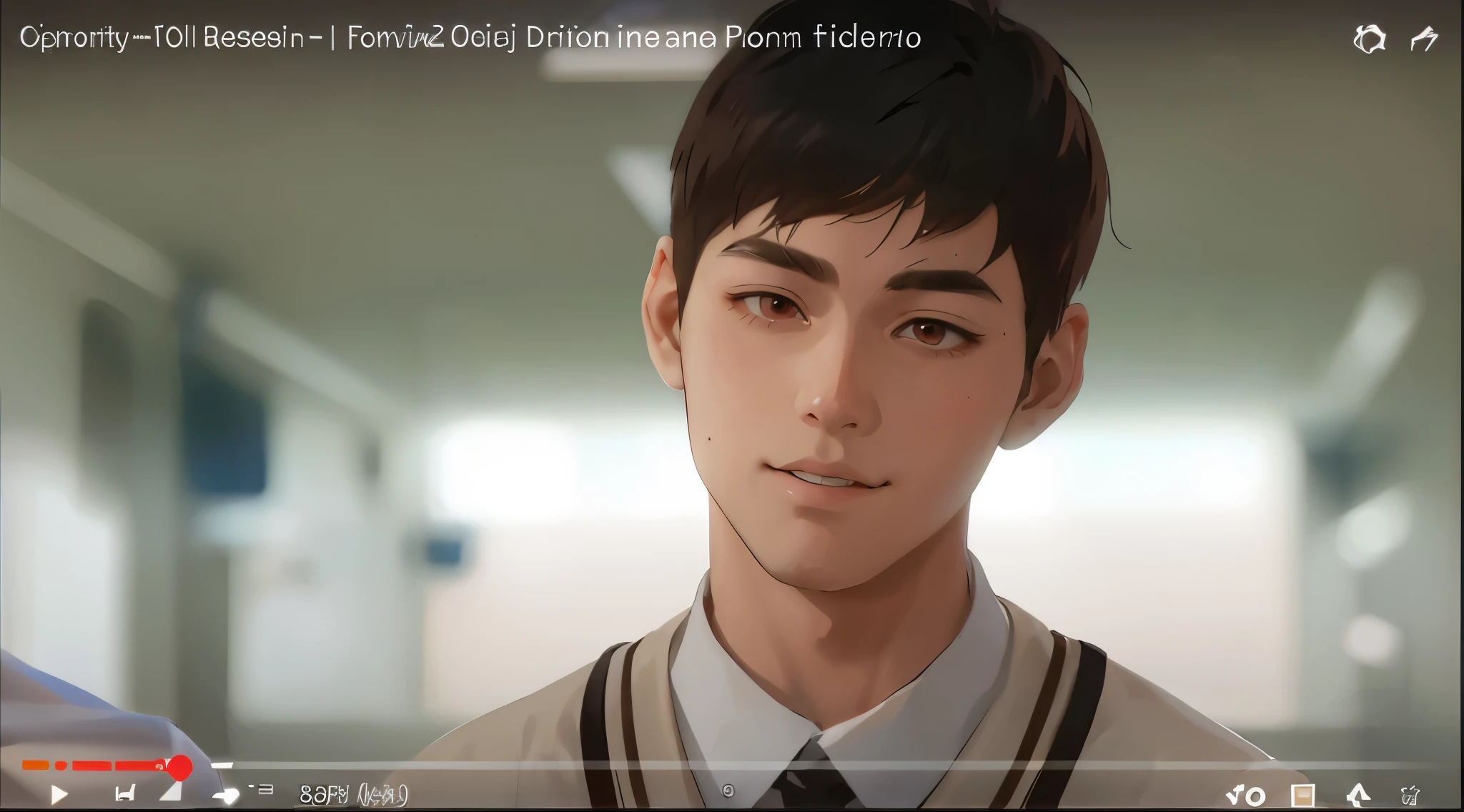 Anime guy in white shirt and tie looking at the camera, Obras de arte al estilo de Guweiz, Anime CG soft art, Pintado en Anime Painter Studio, inspirado por Yanjun Cheng, Makoto Shinkai. Renderizado digital, Hecho con Anime Painter Studio, Estilo realista de anime 3D, Retrato realista kawaii, realismo artstyle, Estilo de realismo de anime, realistic anime artstyle