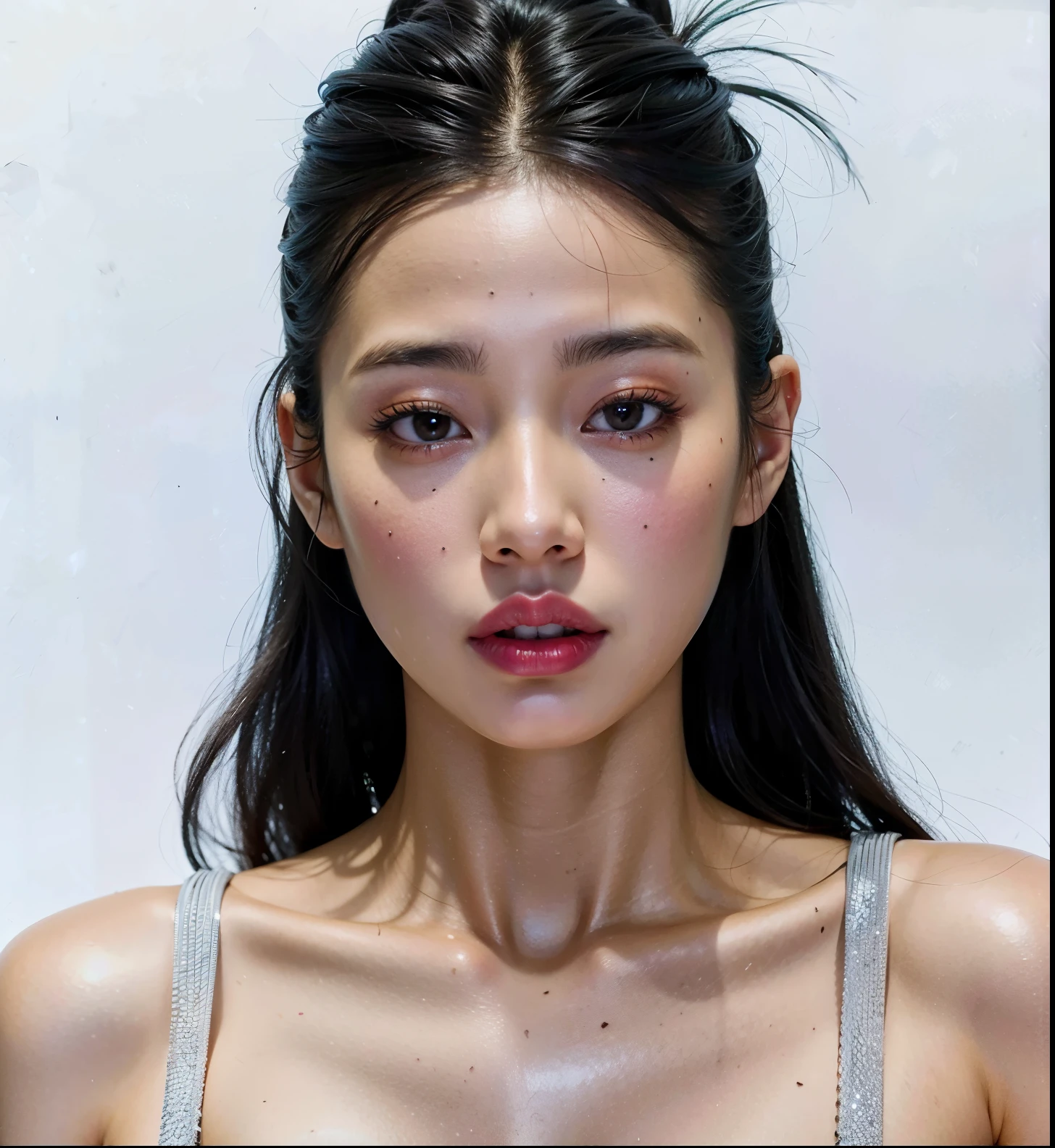 Mujer arafed con el pelo largo y negro y una blusa color canela, jennie rosa negro, jaeyeon nam, heonhwa choe, seson yoon, Jinyoung Shin, kwak ji joven, lee ji - eun, lee ji-eun, gongbi, asian features, TaeJune Kim, hermosa mujer surcoreana, joven y adorable rostro coreano, kim hyun joo, blackpink Jennie