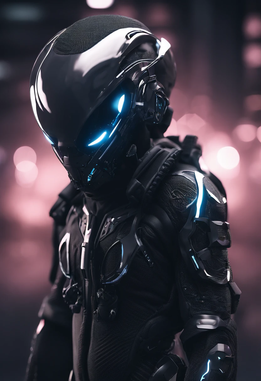 fantchar, a translucent ethereal alien with delicate features in a sci-fi setting, glowing from within, sparks and lights, moonlight, moon, close-up, realistic, highly detailed, intricate