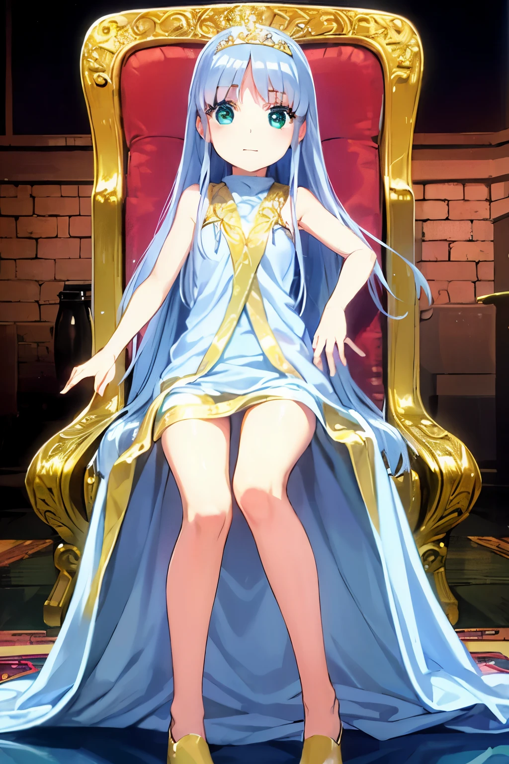 Ultra-high resolution, super high quality, nude, Silver Hair, Blue Eyes, Cat ear, Tongue out, Spread your legs, Spread your legs, Sexy pose, Ecstasy, blush, Drooling, Show your side, semen, Slime, Mucus, Belly button, ヘソPussy, Pussy, vagina, Female organ, Age 10, , Loriータ, One girl, Chair, Hollow Eyes