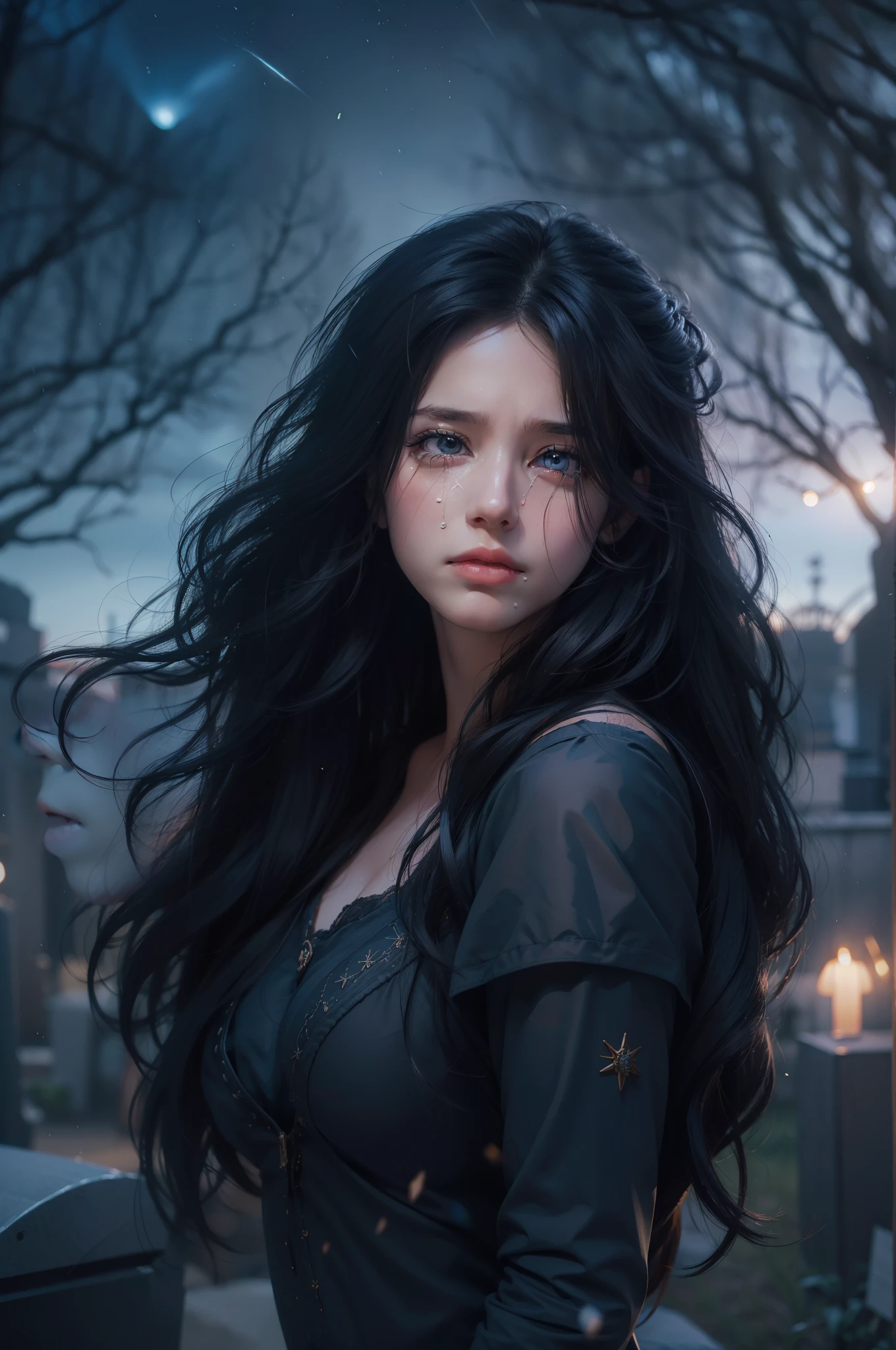 (sad face,crying eyes,realistic tears), (best quality,ultra-detailed,photorealistic), (portraits,emotional), (vivid colors,warm tones), (soft lighting,subtle shadows)