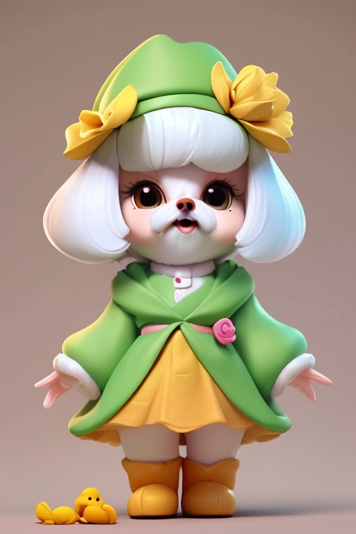  3DCHARACTER, (((Breed only Maltese Dogs))) de pelo muito longo  e cor de pelo albino, brincando com seus Brinquedos em um lindo quarto fofo,  Dog with an expression of happiness when he sees his owner, Cachorro com boca aberta, breed dog ,  German dwarf spitz, Lulu of Pomerania, Maltese ,Yorkshire Terrier, lindo Maltese posando para uma foto usando roupas fofas,   fofo usando vestido fofo de princesa, luxurious hat, ties, Bandanas, vestido, cores fofas, children&#39;dog clothing colors. low angle view, eye level shot (virilha),Just huge morbid thighs, gordinhas, extremamente grossas;,rima de trabalho, melhor qualidade, (Vista frontal), (vista da minhoca&#39;olhos), perspectiva do olho do minhoca, low angle. ,(corpo todo:1.2),fundo simples, obra de arte,melhor qualidade,(fundo gradiente vermelho:1.1) 