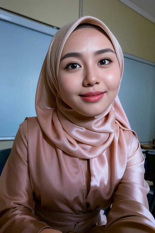 ((malay beatiful girl:1.3)) ((baju kurung:1.4)),floral pattern baju kurung, long hijab,((high school)), ((in the class room:1.3)) ((thin satin fabric:1.4)) ((random sexy pose:1.3)) ((sweaty:1.5))((face is flushed:1.4)) (medium breasts:1.4)) ((close-up:1.2)) best quality,masterpiece,ultra high res,(photorealistic:1.4),raw photo,(Authentic skin texture:1.3),(film grain:1.3),panorama,character portrait,very wide shot,narrow waist,cowboy shot,(in the dark, deep shadow, low key, cold light,) night,dust,Tyndall effect,(expression),1girl,beautiful detailed eyes and face,white jabot,brown eyes,((brown hair:1.2)) ((full body:1.3)) ((seductive smile:1.3))