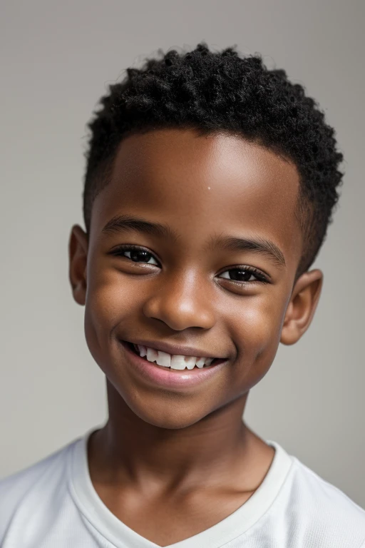 (best quality,4k,8k,highres,masterpiece:1.2),ultra-detailed,(realistic,photorealistic,photo-realistic:1.37),two 10-year-old black boys, half-body image, white background, smiling, perfect teeth