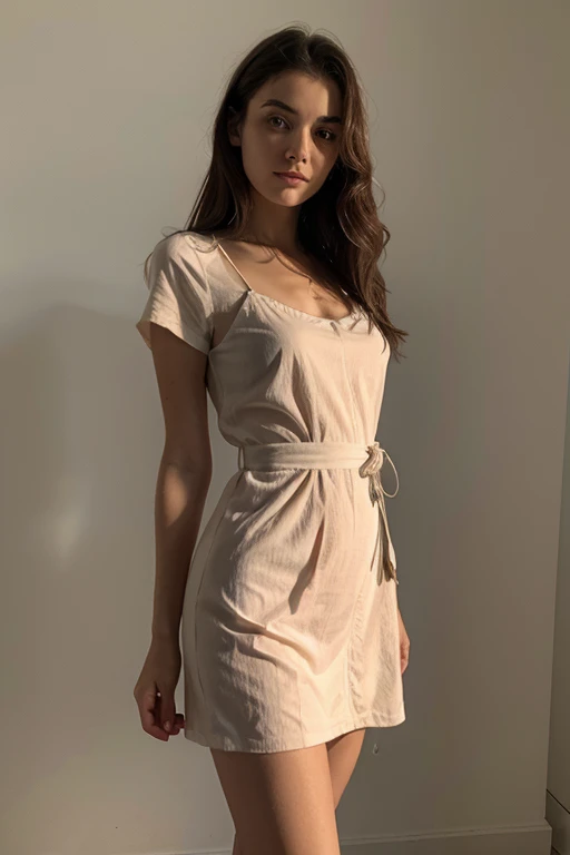 JEUNE FEMME, corp entier, robe