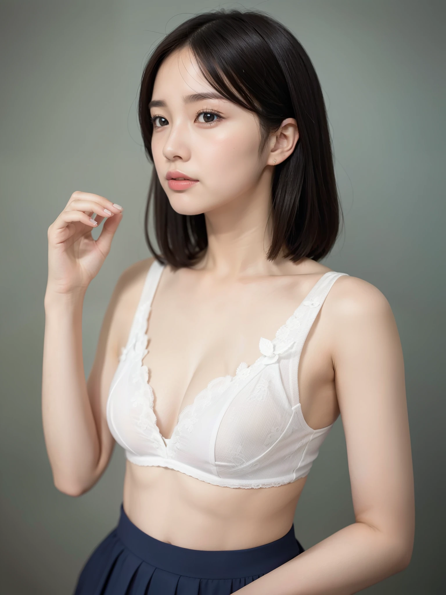 Lace fabric underwear