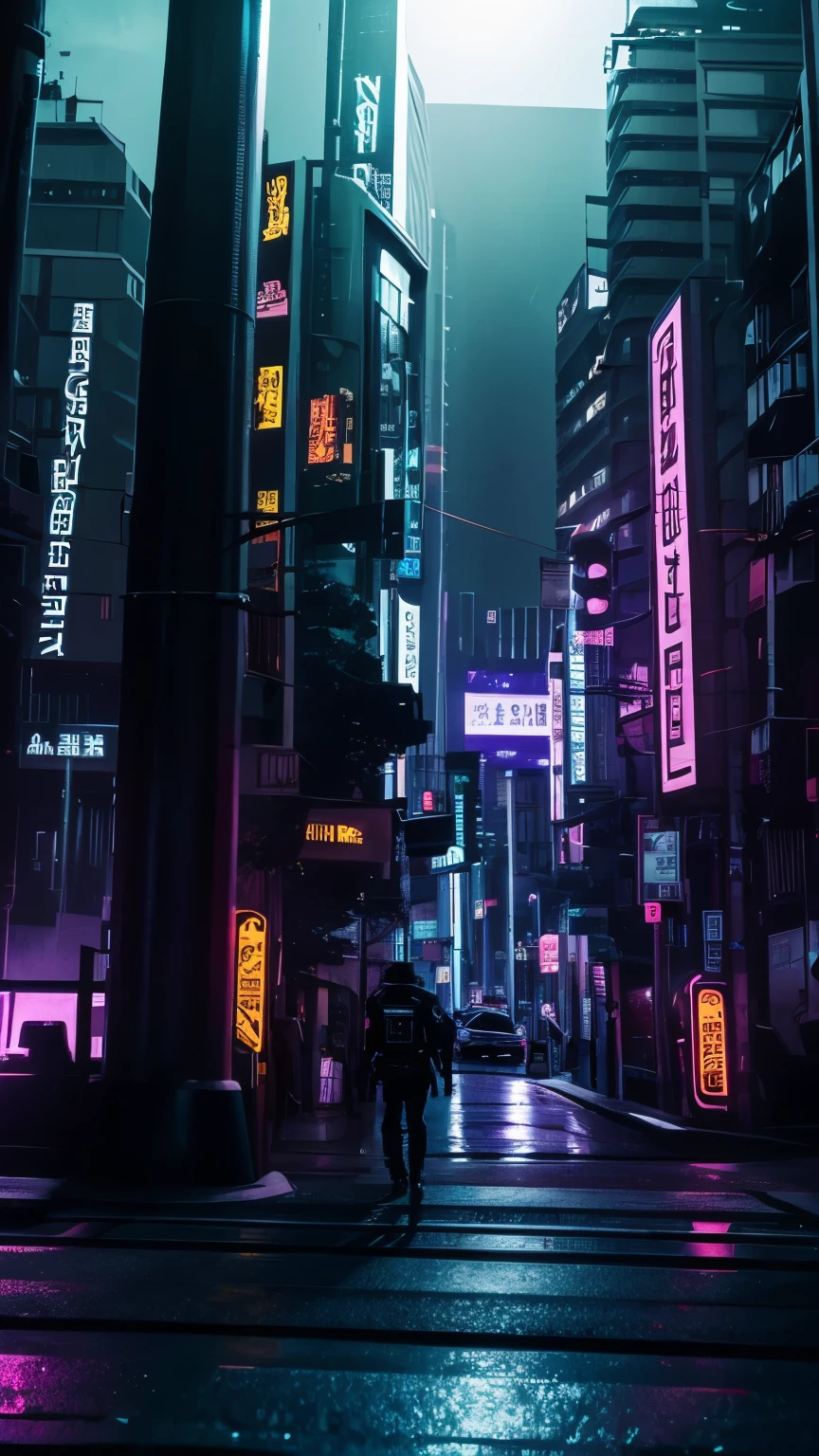 8k, highest quality, near future, cyber punk, night