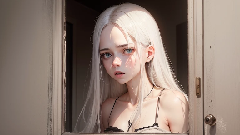 A figura chegou mais perto, revealing a pale face and empty eyes. His mouth opened to emit a chilling sigh that seemed to echo throughout the strange dimension.. Eu tentei recuar, but I was stuck in a place that didn't make sense.