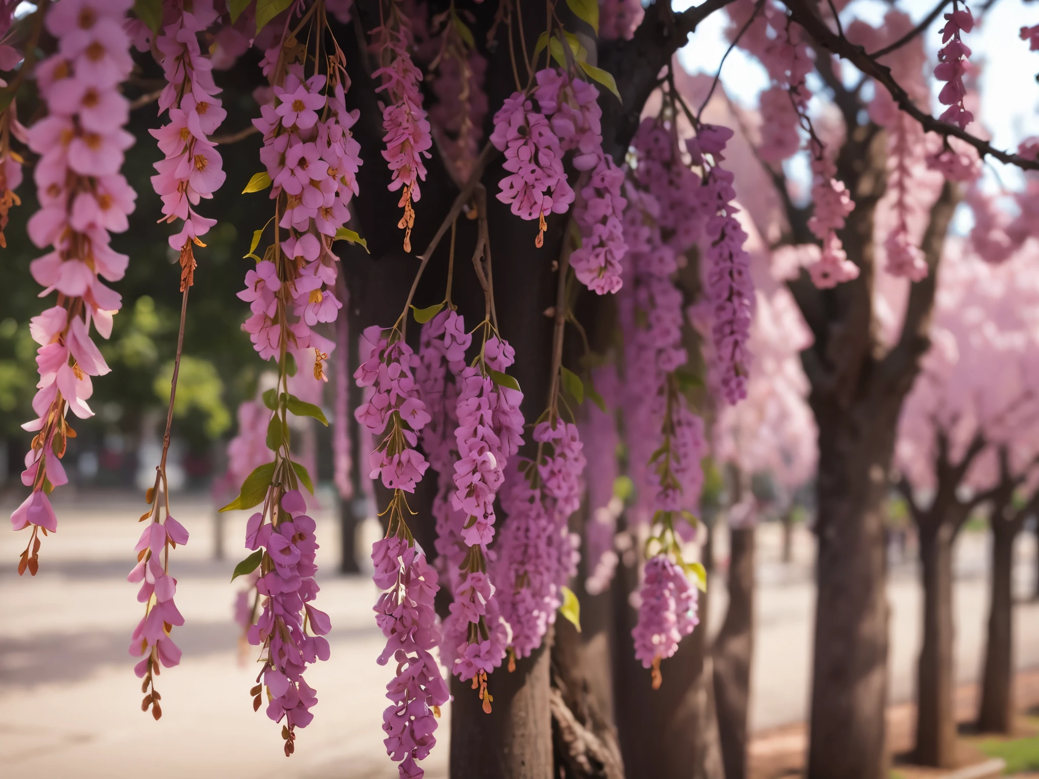 weeping plum、daytime、No person、background only、high quality、最high quality