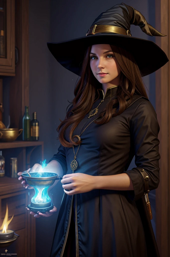 fantasy,magic,Realistic Girl Witch