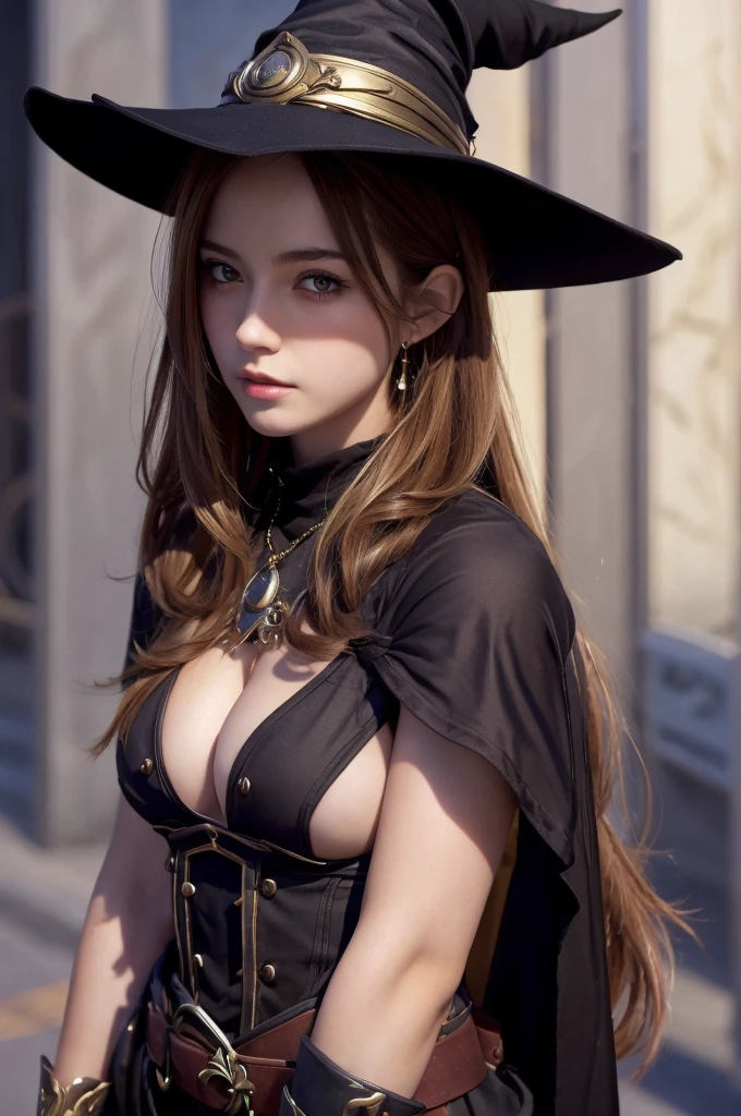 fantasy,magic,Realistic Girl Witch, sexy,18 years old,upper body