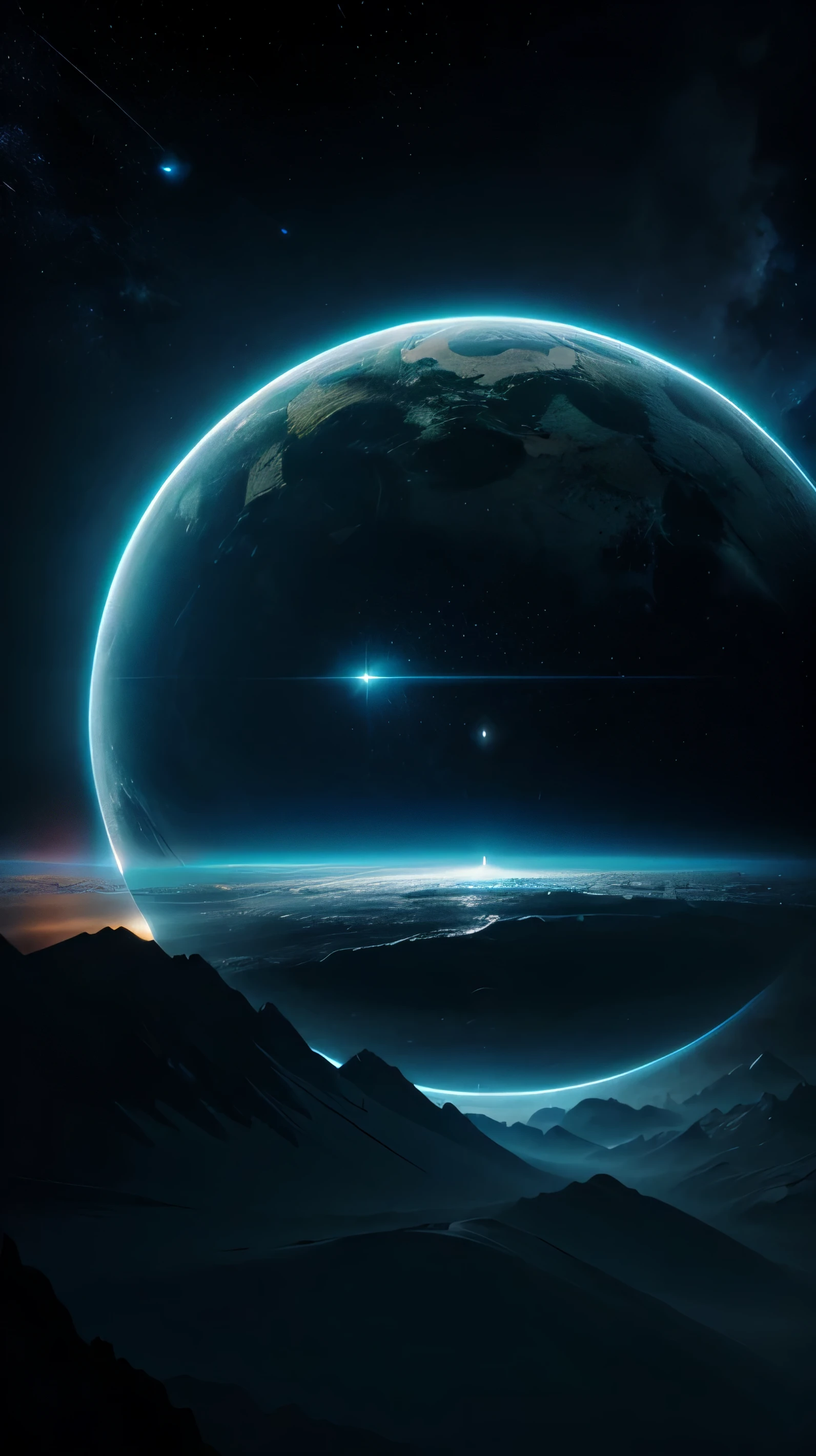 Atmosphere: Set the scene with a cosmic backdrop or a digital environment to reinforce the idea of exploring a limitless, futuristic universe.