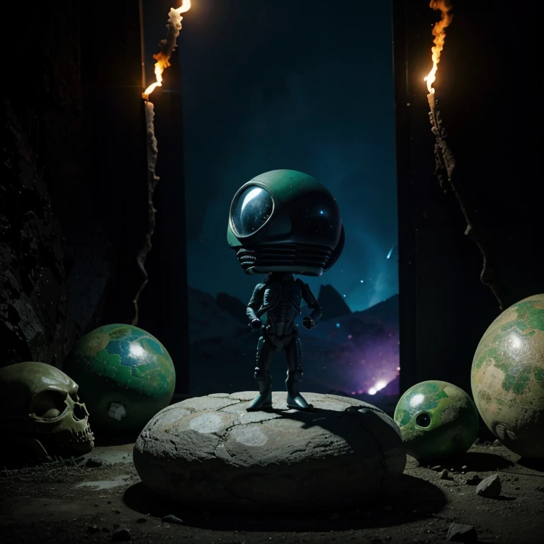 Alien party on an alien-planet