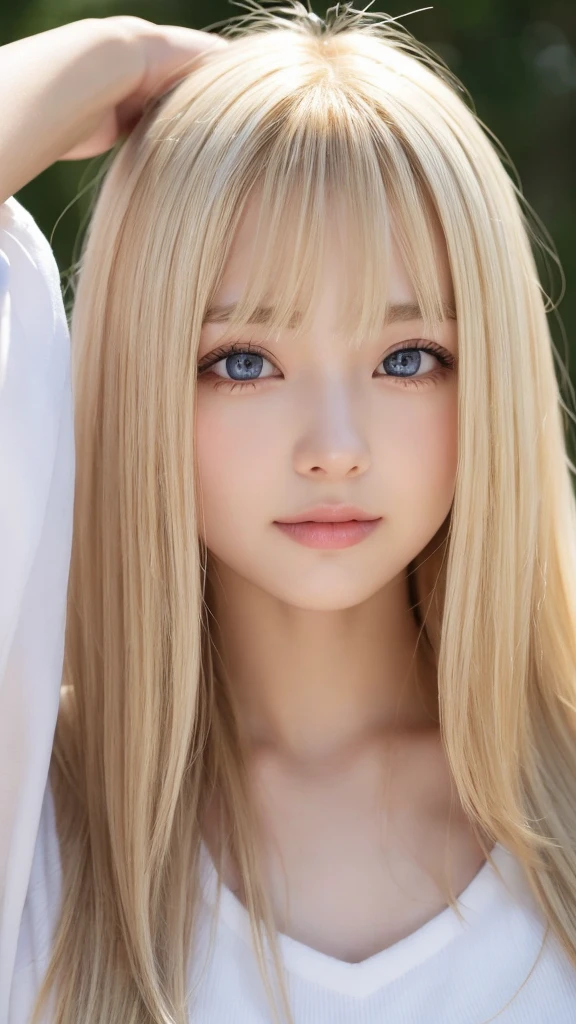 非常にbeautiful faceにしがみつく風の金髪、Beautiful eyes hidden in blonde hair、Very shiny and very cute&beautiful face、Shiny and very beautiful white skin、Very beautiful and cute sexy marine blue eyes、Beautiful super long shiny silky blonde hair、beautiful bangs、sexy teen very beautiful woman、Very beautiful and cute girl、Beautiful and cute sexy eyes、blonde hair above the eyes、片blonde hair above the eyes、blonde between the eyes、small face beauty、gross face、Young, fine-textured, glossy skin、cheek gloss highlight、small face beauty、A beautiful girl with hair above her eyes、Hair above one eye、hair between eyes、
