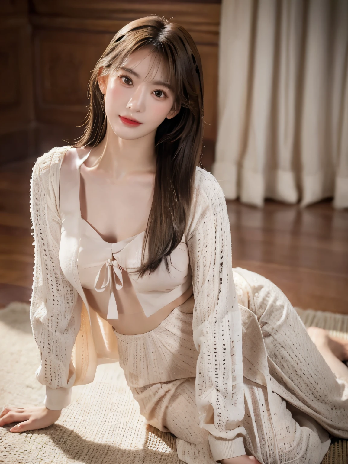 (Female: 1.2), (medium breasts 1.2), (( beautiful girl:1.2)), (thin face:1.2), detailed face, medium body, 23th yo, wearing traditional kebaya Bali, Indonesia, look at me, sweet smile, happy, Very fine pubic hair, bangs, stand on the floor, pleasure, feel good, Bali, Super Detail, full body, background Bali festival,
Masterpiece, Realism, Canon 5D mark IV, extremely high quality, High Definition RAW color photos, professional photography, cinematic lights, cinematic camera, Morning