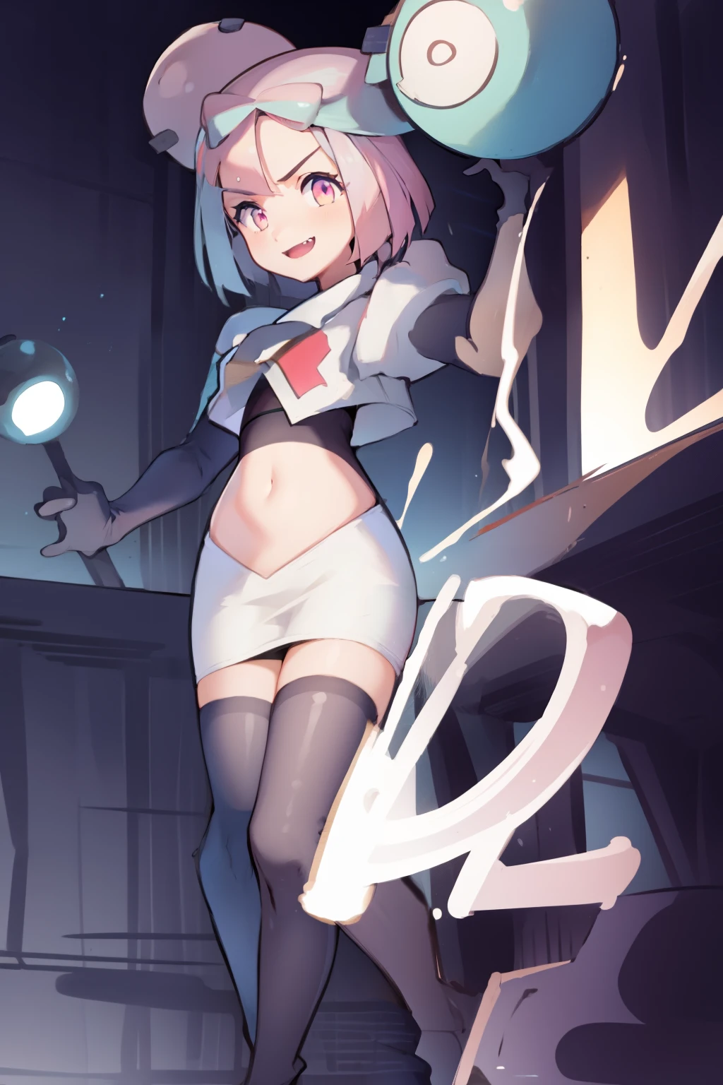 one girl, nsfw, hyperdetailed, hyperrealistic, (Elysia (Honkai Impact 3rd:1.4), short hair, pink hair, elf, purple eyes, medium breasts, pink nipples, beautiful pussy, big labia, good hands, (standing on one leg), stepped on pov, sole, foot focus, from below, one foot, ground pov