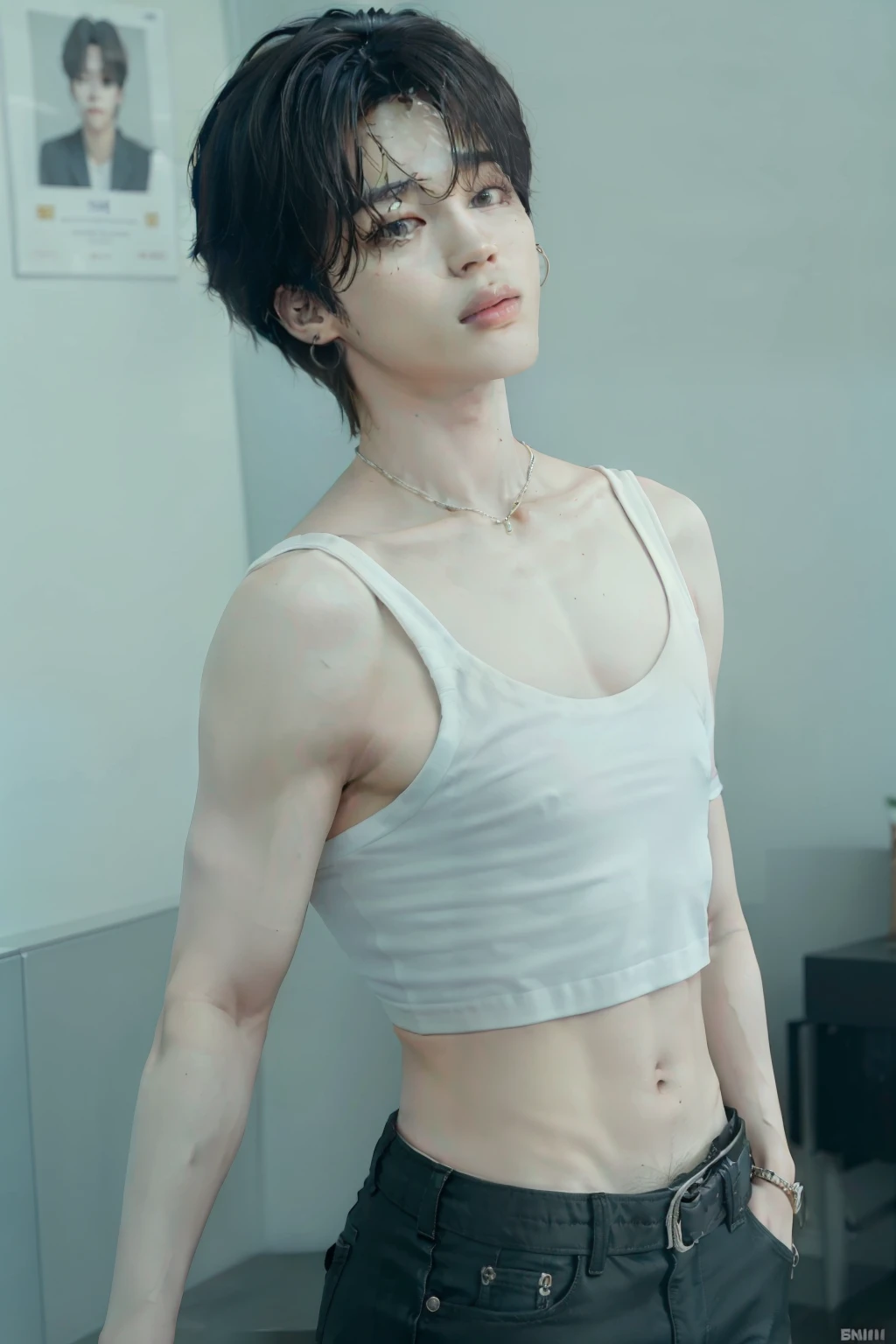 PARK JIMIN OF BTS,bonito,camisola escura,Foto do busto, jimin bts