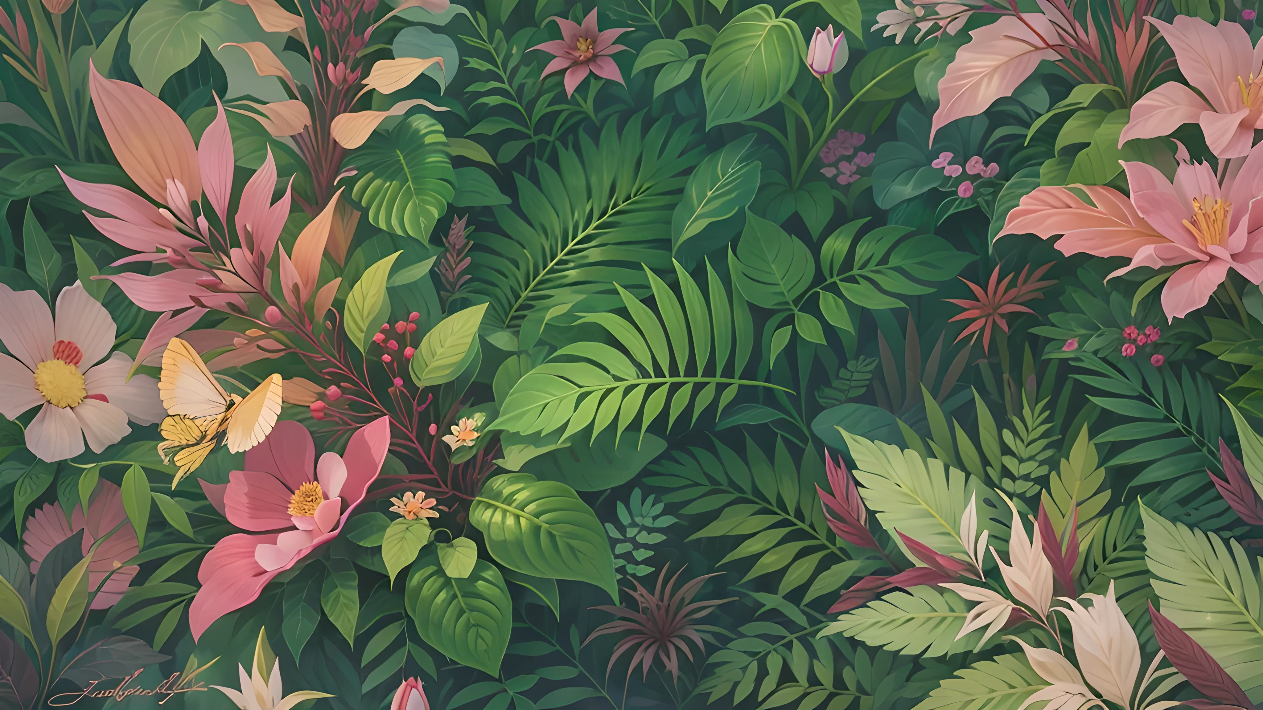 water, Leaves, Natural flowers