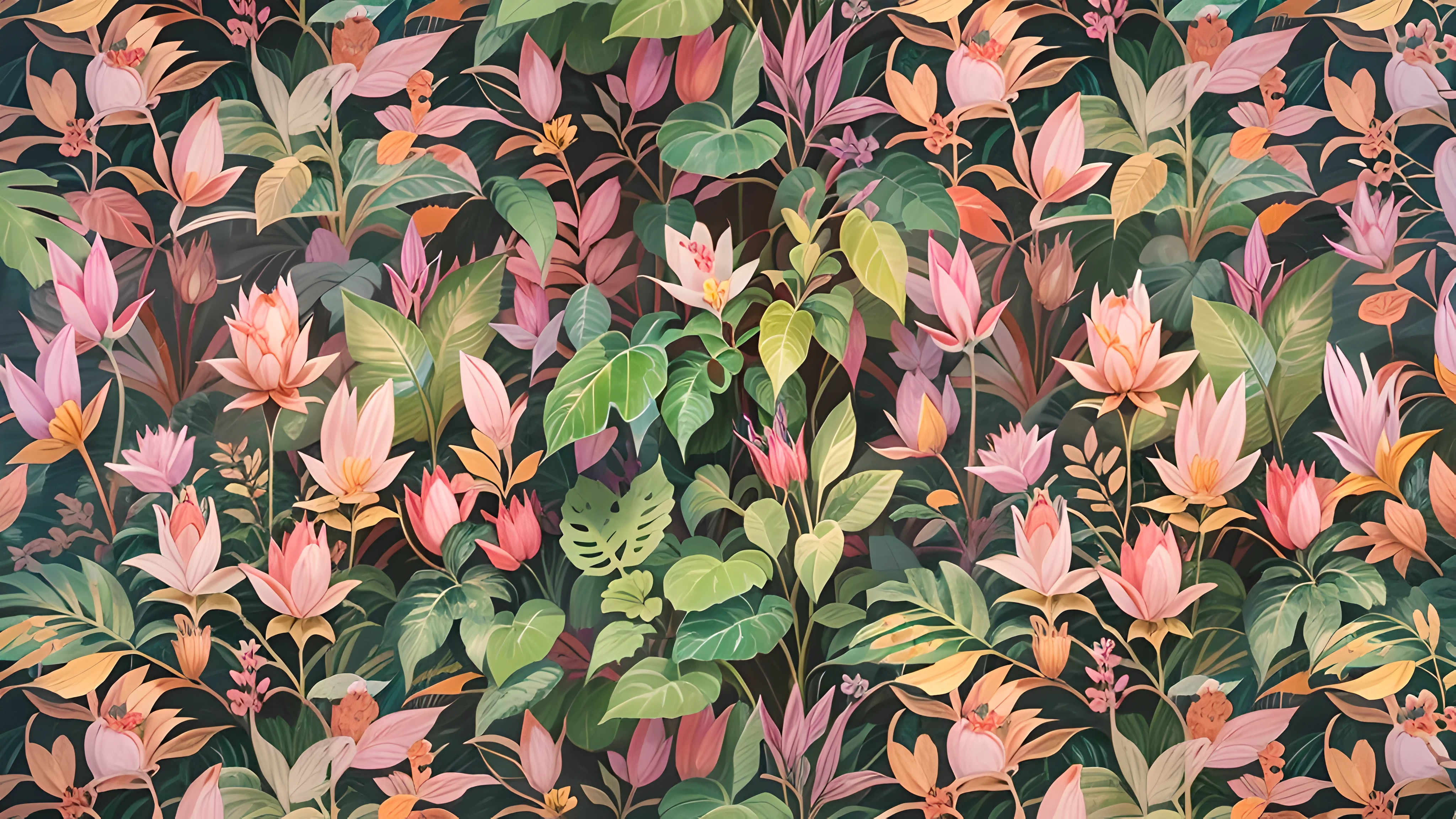 water, Leaves, Natural flowers
