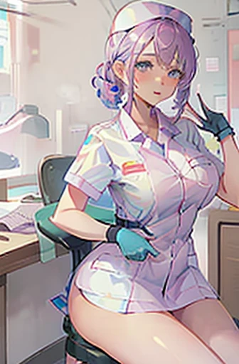 nurse uniform,hospital, latex nurse suit,nurses,busty,elbow gloves,labcoat,darkhair woman,blue eyes , gigantic boobs ,medical instruments,asian nurse,two nurses,speculum,examination room,oversize boobs, ,big ass ,strap on, lay on table ,legs spreaded,giving birth,gyno chair , dentist,Milf,blue uniform,