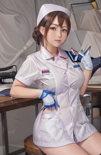 nurse uniform,hospital, latex nurse suit,nurses,busty,elbow gloves,labcoat,darkhair woman,blue eyes , gigantic boobs ,medical instruments,asian nurse,two nurses,speculum,examination room,oversize boobs, ,big ass ,strap on, lay on table ,legs spreaded,giving birth,gyno chair , dentist,Milf,blue uniform,