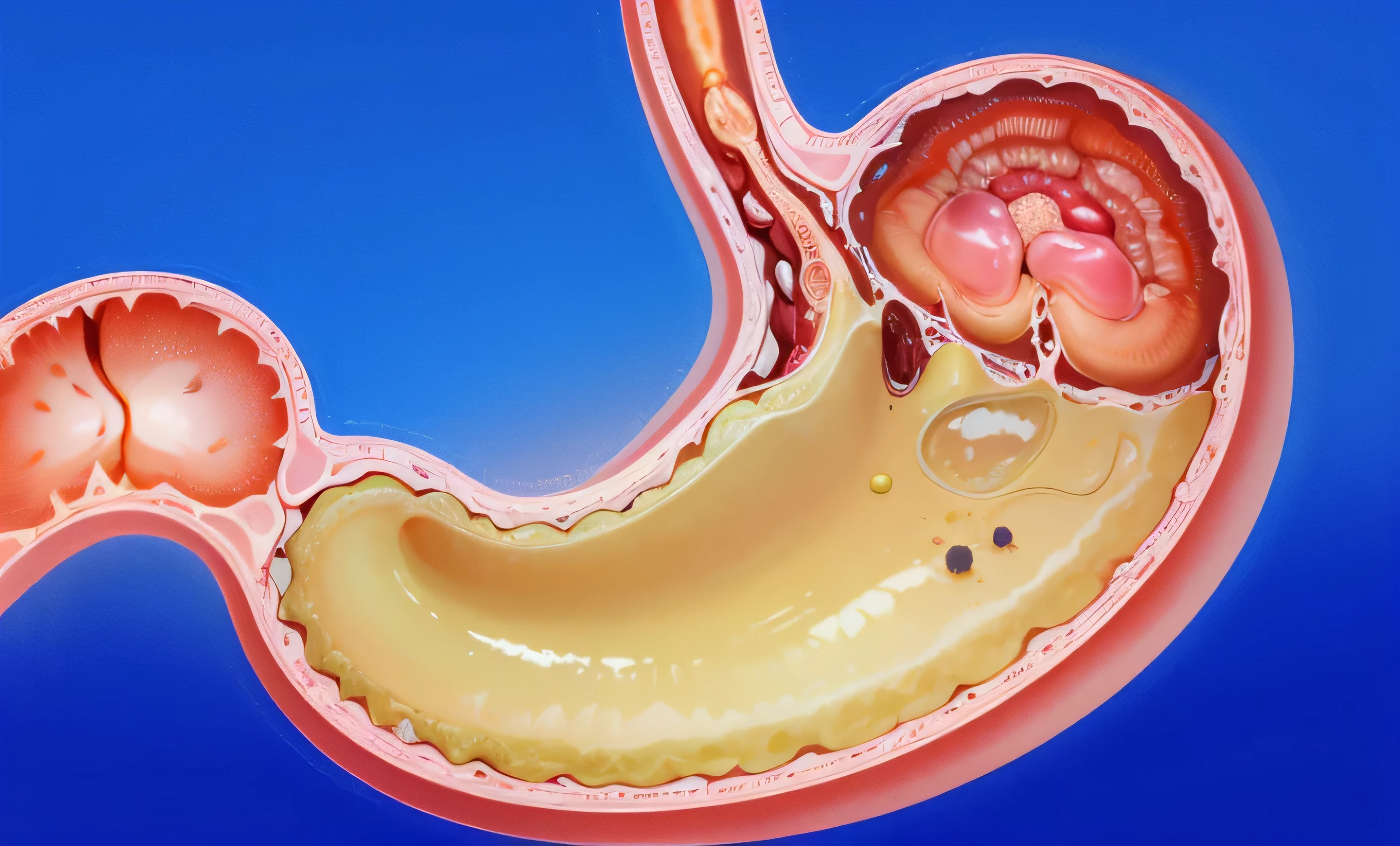 create an anatomical illustration of a MALE PROSTATE