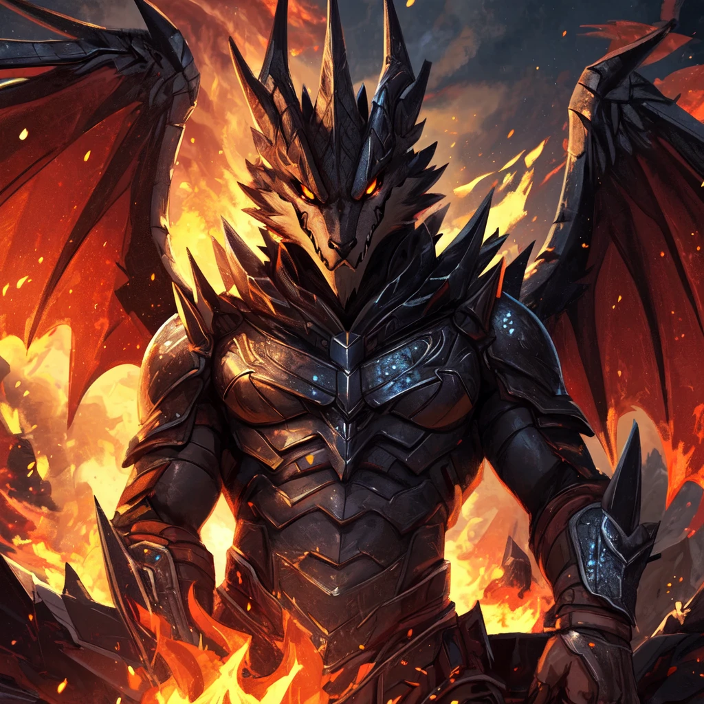 Illustrate the majestic Draconic Warden of the Peaks in a dynamic and powerful scene. Capture its regal presence with intricate details and vibrant artistry. Use the Nikon D850 camera and the Sigma 50mm f/1.4 DG HSM Art Lens to highlight its majestic features and photorealistic rendering."