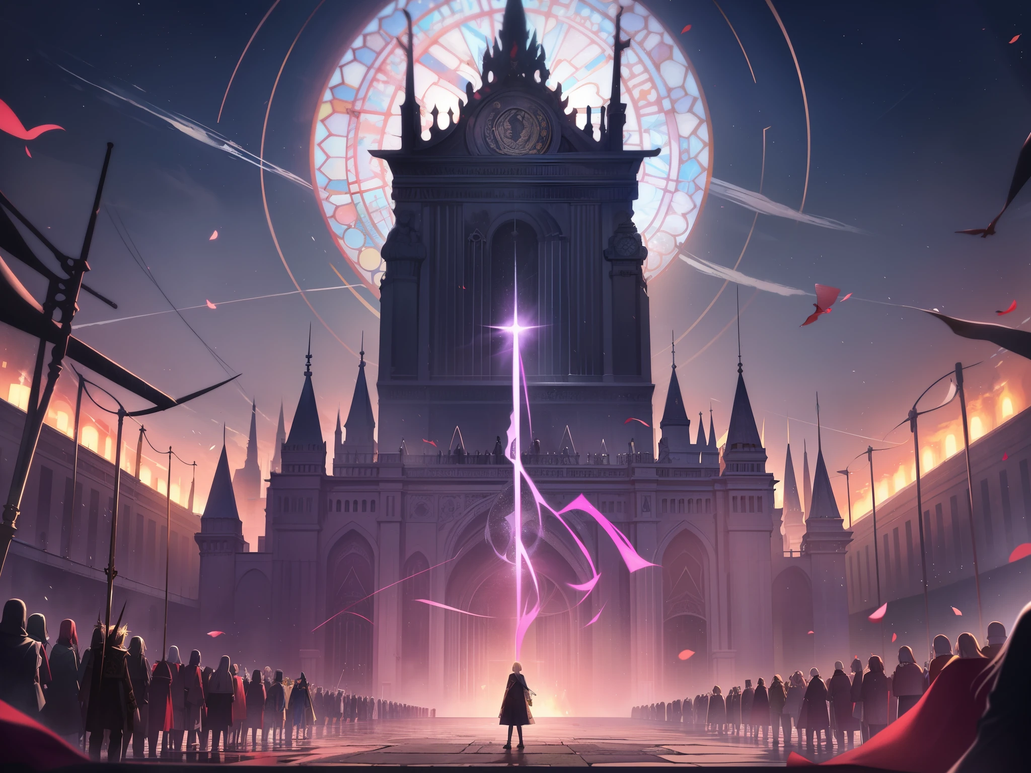 Dies irae、混沌より溢れよday of anger(Dusorst d'Essile、day of anger Doomsday The heavens and the earth will turn to ashes、Dies irae, dies illa, solvet saeclum in favilla.、Shattered like the prophecy of David and Sibylla、Teste David cum Sybilla.、No matter how much horror awaits me The judge is coming、Quantus tremor est futurus, Quando judex est venturus,、severely criticized Everything burns out and disappears、Cuncta stricte discussurus.、Reverberate through my entire army strange tune It's the signal gun that starts the war.、Tube, mirum spargens sonum Per sepulcra regionum,、 Everyone is smooth Let us gather together under the throne.. his day Tears and judgment of sin Sir et al. From the ashes 蘇らん Lacrimosa ten island, Qua resurget ex favilla then, Lord Then forgive them Judicandus homo reus Huic ergo parce, Deus. O merciful one give eternal death now Amen Pie Jesu Domine, dona eis requiem. Amen. 流出 Atziluth―― 混沌より溢れよday of anger Du-sollst――Dies irae