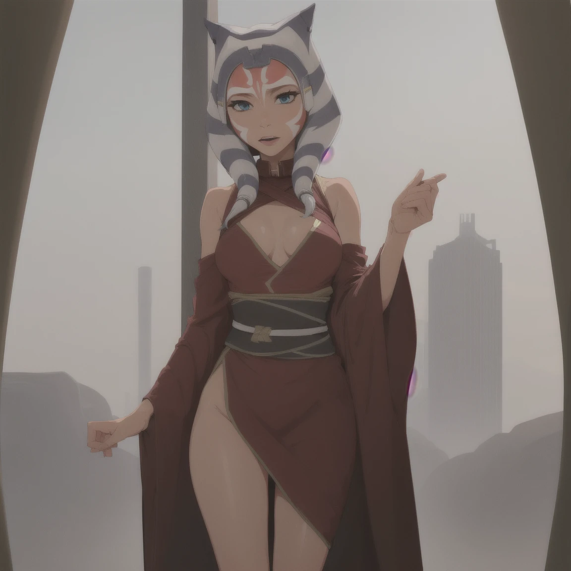 Ahsoka Tano, facing viewer