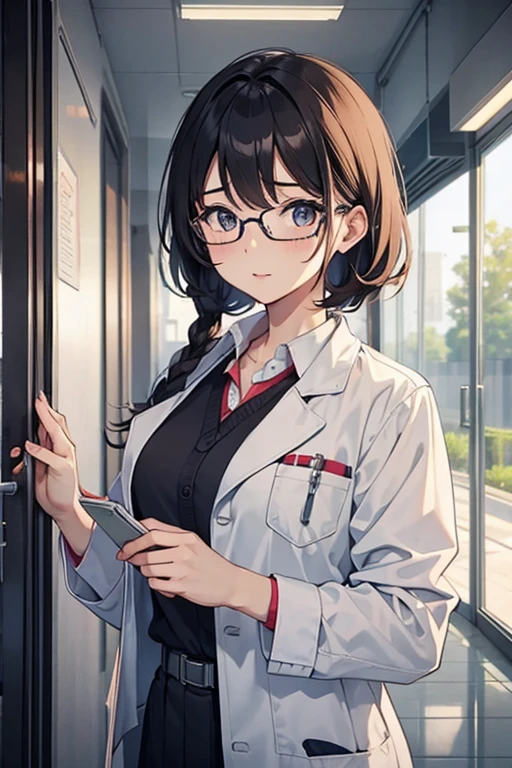 Beautiful Mature Woman、doctor、physician、ambulance、emergency