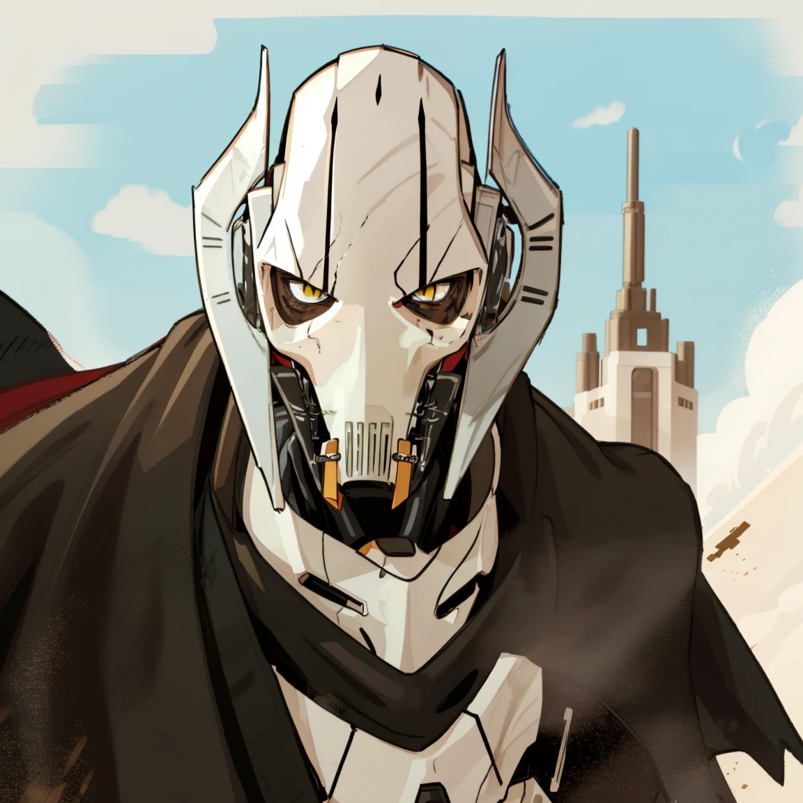 General Grievous, black cape