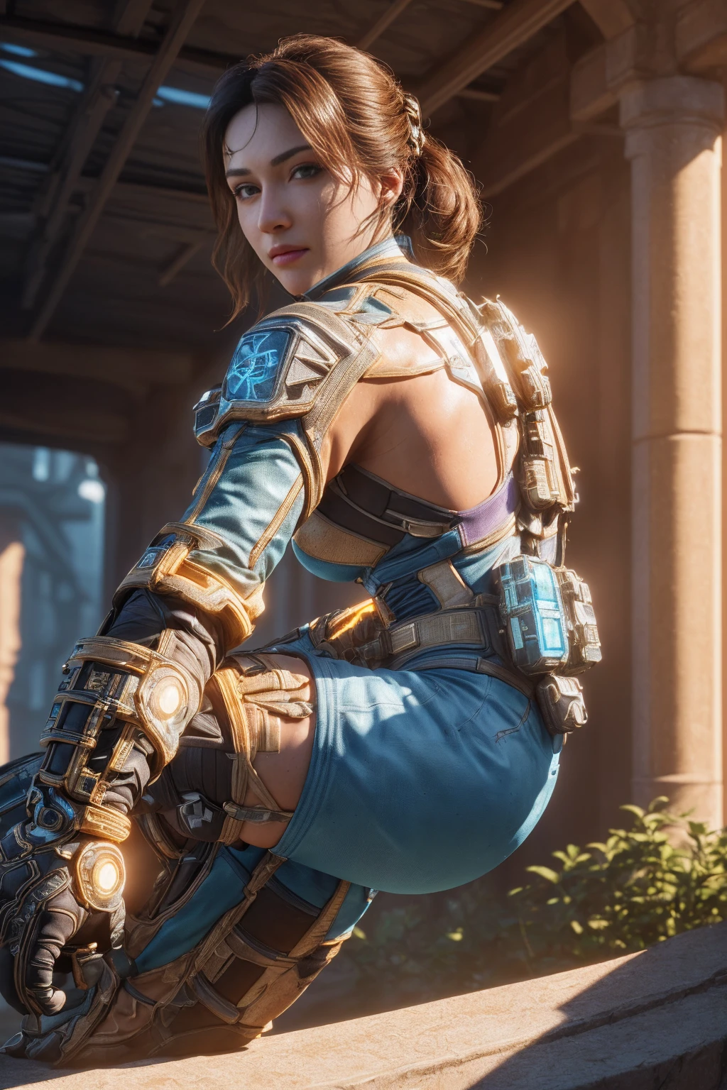 ((Best quality)), ((masterpiece)), (detailed:1.4), 3D, an image of a beautiful cyberpunk female,HDR (High Dynamic Range),Ray Tracing,NVIDIA RTX,Super-Resolution,Unreal 5,Subsurface scattering,PBR Texturing,Post-processing,Anisotropic Filtering,Depth-of-field,Maximum clarity and sharpness,Multi-layered textures,Albedo and Specular maps,Surface shading,Accurate simulation of light-material interaction,Perfect proportions,Octane Render,Two-tone lighting,Wide aperture,Low ISO,White balance,Rule of thirds,8K RAW,