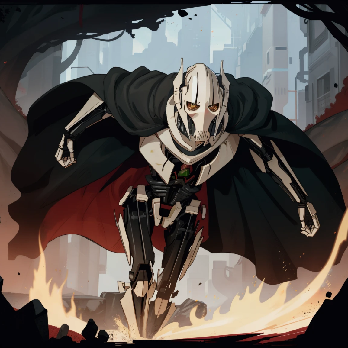 General Grievous, black cape